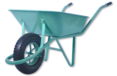 Orange Wheelbarrow